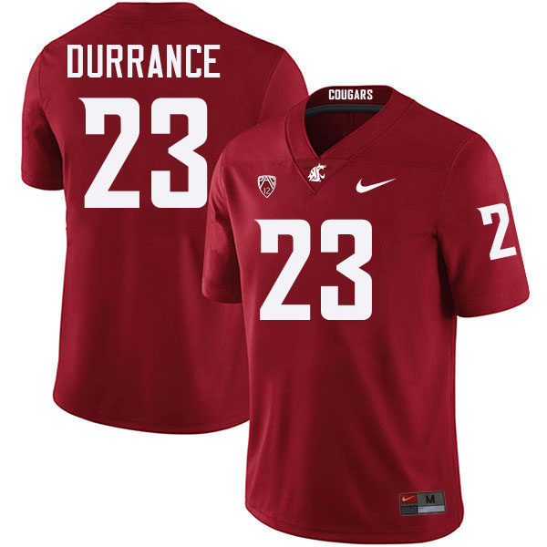 Matthew Durrance WSU Cougars Jersey.Washington State Cougars #23 Matthew Durrance Jersey Youth-Crims